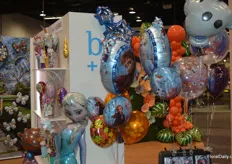 Balloons at Burton+Burton’s booth.